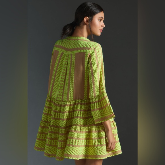 Anthropologie ELLA SHORT - N.LIME/BEIGE - Picture 4 of 9